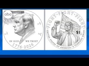 Read more about the article Trump administration considers minting a $1 Trump coin