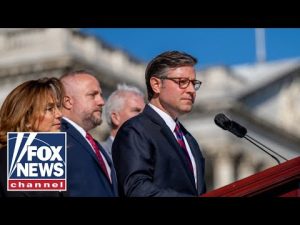 Read more about the article WATCH LIVE: Speaker Johnson addresses media amid widening shutdown fallout