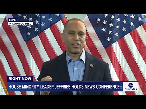 You are currently viewing LIVE: House Minority Leader Jeffries holds news conference amid government shutdown