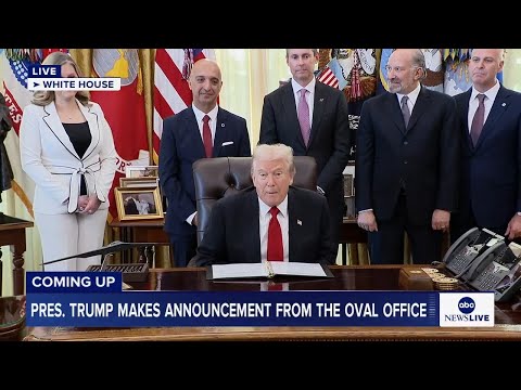 You are currently viewing LIVE: President Trump makes announcement from the Oval Office