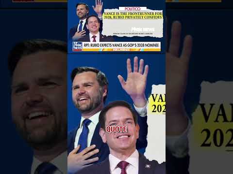 You are currently viewing Rubio backs Vance as GOP’s 2028 frontrunner: Report #foxnews #shorts #politics #news