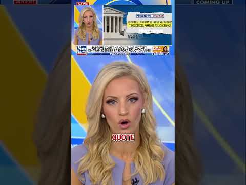 You are currently viewing Supreme Court delivers Trump victory on transgender passport policy change #foxnews #transgender