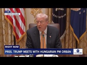 Read more about the article LIVE: President Trump meets with Hungarian PM Orbán