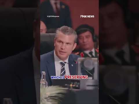 You are currently viewing PEACE THROUGH STRENGTH:  Secretary of War Pete Hegseth explains department’s name change #shorts #us