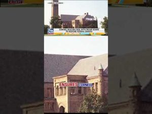 Read more about the article Cornell reaches MAJOR settlement with Trump administration #foxnews #news #shorts