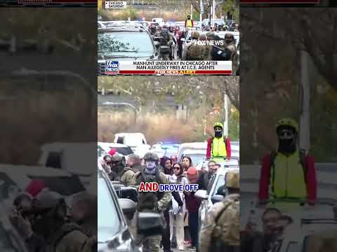 You are currently viewing Manhunt underway for man who allegedly shot at ICE agents in Chicago #foxnews #chicago #ice