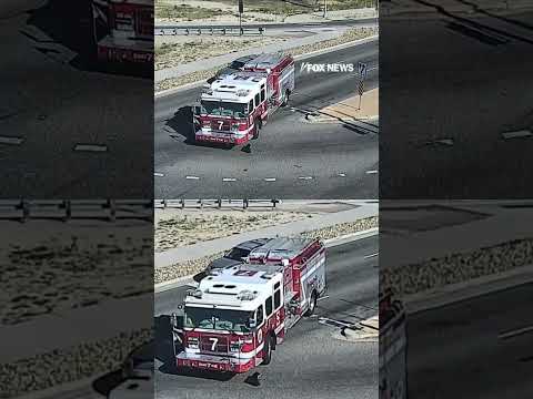 You are currently viewing WATCH: Shocking video shows firetruck collide with car #shorts #usa #us #fire #breakingnews