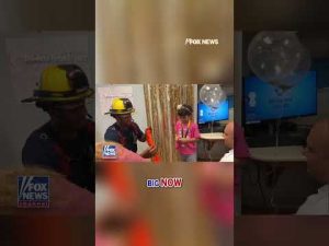 Read more about the article WATCH: Six-year-old celebrates being cancer-free with firefighters #foxnews #news #shorts