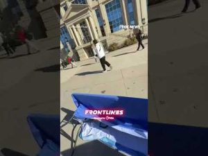 Read more about the article SEE IT: Student arrested for flipping Turning Point USA table after doing the same to YAF #shorts