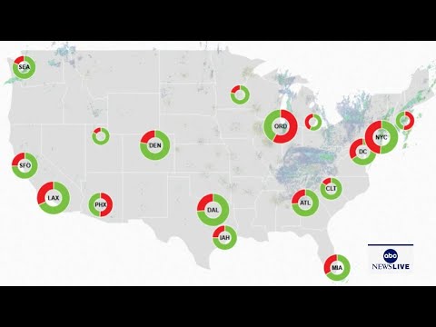 You are currently viewing Map of U.S. airport flight cancellation rates: LIVE FROM FLIGHTAWARE