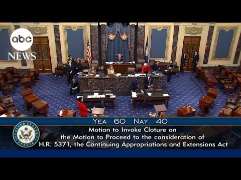 Read more about the article Senate passes government funding bill