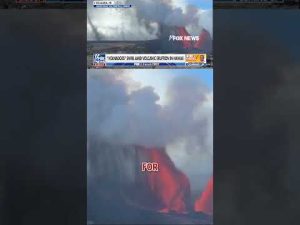 Read more about the article WATCH: Vortex of dark smoke SWIRLS around erupting volcano #shorts #us #news