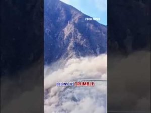 Read more about the article SEE IT: Massive bridge CRUMBLES into river in stunning scene #shorts #foxnews #viral