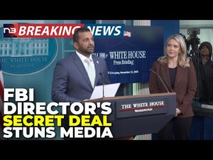 Read more about the article WHITE HOUSE: SECRET DEAL Just Announced – FBI Director Takes Podium and SHOCKS Press Corps