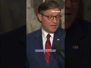 Read more about the article JUST IN: Speaker Johnson says Dems ‘got nothing for their selfish political stunt here’ #shorts