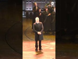 Read more about the article Tom Felton reprises ‘Harry Potter’ role on Broadway with standing ovation