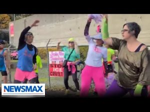 Read more about the article Anti-ICE aerobics held outside Portland detention center | The Right Squad