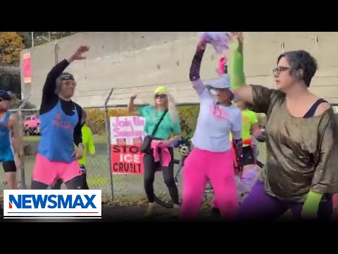 Read more about the article Anti-ICE aerobics held outside Portland detention center | The Right Squad