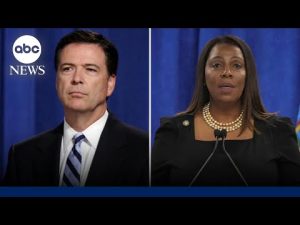 Read more about the article Attorneys for Comey, James press judge to toss cases over Trump-installed prosecutor