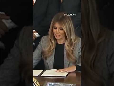 You are currently viewing NEW: President Trump and first lady Melania Trump co-signed a new executive order #trump #shorts