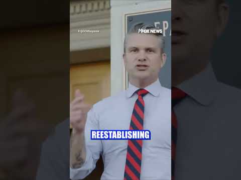 You are currently viewing Hegseth is ‘DEADLY SERIOUS’ about Department of War name change #foxnews #news #us #fox