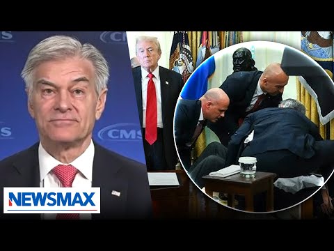 You are currently viewing Dr. Oz reacts to man collapsing in Oval Office, reveals what Trump told family