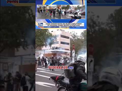 You are currently viewing OVERNIGHT: Judge blocks National Guard deployment in Portland #foxnews #news #shorts #trump