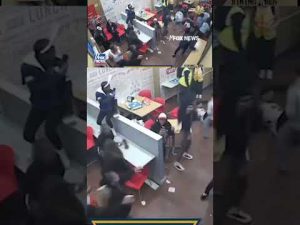Read more about the article WATCH: Violent brawl ERUPTS inside NJ Domino’s #shorts #foxnews #news #viral