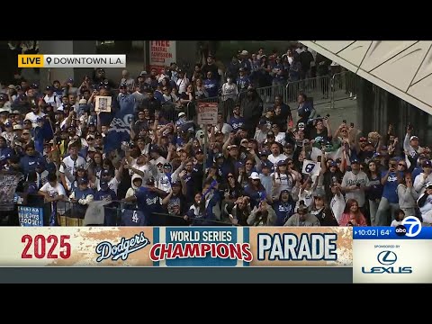You are currently viewing City of Los Angeles holds parade celebrating Dodgers World Series win: LIVE FROM KABC