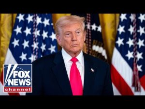 Read more about the article Trump praised for ‘incredible record’ in his first year back in office