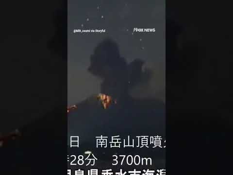 Read more about the article NATURE’S FURY: One of Japan’s most active volcanoes erupts multiple times #shorts