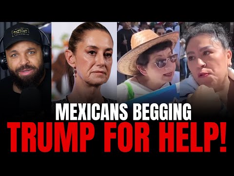 Read more about the article Mexico Protesters BEG Trump to Fight Drug Cartels and President Sheinbaum to Make Mexico Great Again