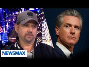 Read more about the article Comedian exposes Gavin Newsom for ignoring crises in California | Rob Schmitt Tonight