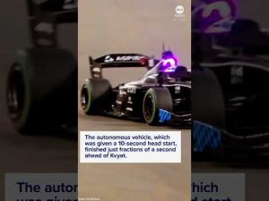 Read more about the article AI-driven race cars feel the need for speed in Abu Dhabi