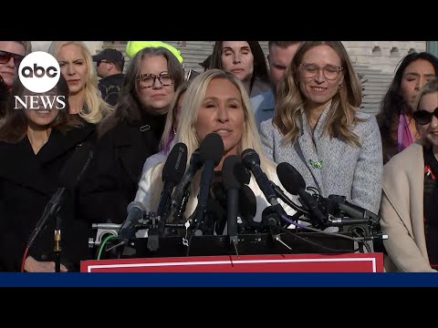 You are currently viewing Marjorie Taylor Greene remarks during Epstein survivors press conference