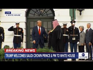 Read more about the article COMING UP: President Trump holds bilateral meeting with crown prince of Saudi Arabia