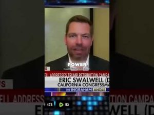 Read more about the article Laura Ingraham & Mike Davis EXPOSE Eric Swalwell Crimes as He LASHES OUT at Trump’s Investigators