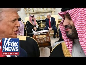 Read more about the article TENSE EXCHANGE: Trump clashes with reporter, defends Saudi crown prince