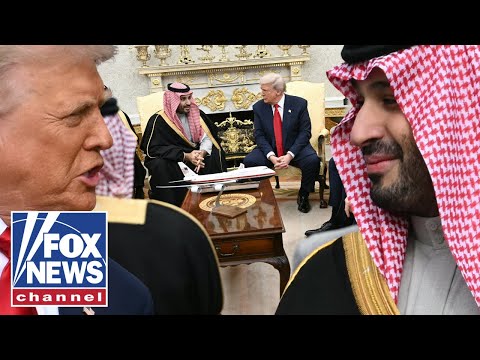Read more about the article TENSE EXCHANGE: Trump clashes with reporter, defends Saudi crown prince