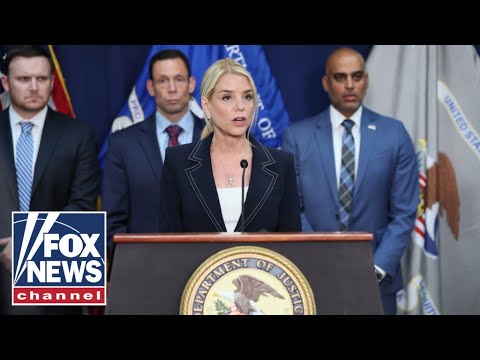 Read more about the article WATCH LIVE: Pam Bondi, FBI announce enforcement action on international criminal organization