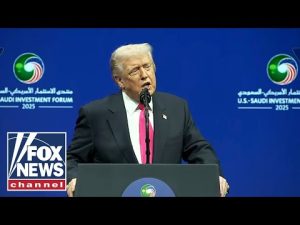 Read more about the article WATCH LIVE: Trump speaks at US-Saudi business forum