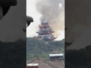 Read more about the article Tourist blamed for massive fire at historic Chinese temple site