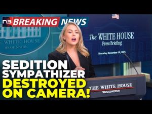 Read more about the article OMG! Watch Press Secretary’s Face When She DESTROYS Reporter Defending SEDITION