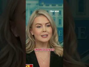 Read more about the article WATCH: Leavitt responds to Trump calling reporter ‘piggy’ #shorts #trump #media #whitehouse #foxnews