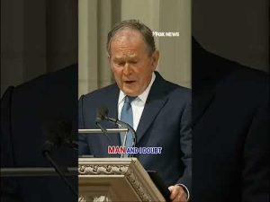 Read more about the article ‘A GRATEFUL MAN’: Bush honors Dick Cheney at funeral #shorts #funeral #cheney #bush #foxnews #us
