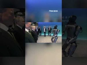 Read more about the article AWKWARD: Vladimir Putin meets dancing robot #shorts #foxnews #us #news