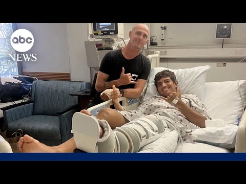 You are currently viewing Shark victim speaks out