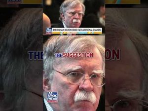Read more about the article DOJ warns Bolton could face MORE charges #foxnews #news #shorts
