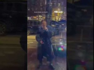 Read more about the article WATCH: Protesters CONFRONT Bessent with music, strobe lights #shorts #us #news #treasury #bessent