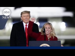 Read more about the article Marjorie Taylor Greene ‘not running for president’ after Trump feud